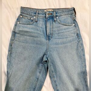 Madewell The Curvy Perfect Vintage Jean Light Wash